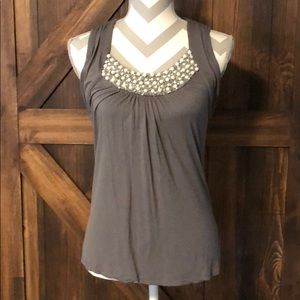 Beaded Tank Top In Perfect Condition!
